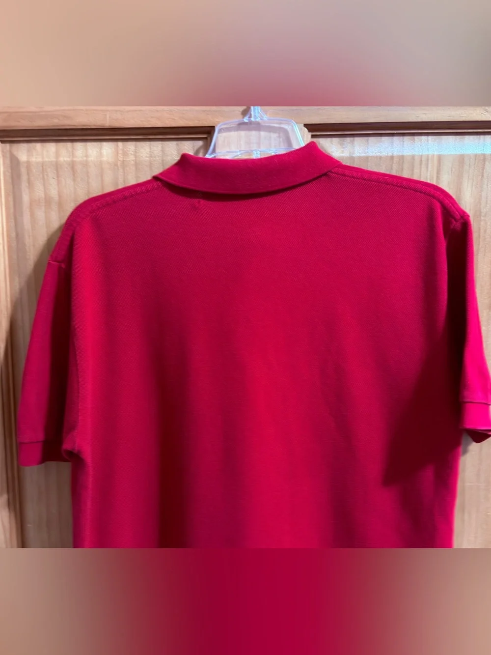 Polo by Ralph Lauren Men’s Red Classic Cotton Polo Shirt-S-EC